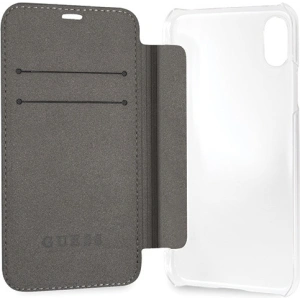 Etui Guess GUFLBKPXKAILGO Apple iPhone X / XS könyv Kaia Saffiano arany/złoty