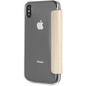 Kup Case Guess GUFLBKPXKAILGO Apple iPhone X / XS Buch Kaia Saffiano gold - GUE2980 - {ean13} - Sklep Home Screen