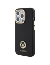Kup Case Guess GUHCP15LM4DGPK Apple iPhone 15 Pro Hardcase Silikon Logo Strass 4G schwarz/black - GUE2982 - {ean13} - Sklep Home Screen
