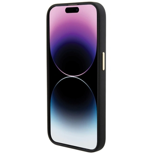Kup Case Guess GUHCP15LM4DGPK Apple iPhone 15 Pro Hardcase Silikon Logo Strass 4G schwarz/black - GUE2982 - {ean13} - Sklep Home Screen