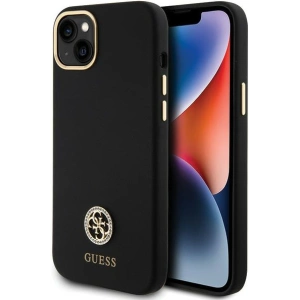 Kup Etui Guess GUHCP15M4DGPK Apple iPhone 15 Plus / 14 Plus hardcase Silicone Logo Strass 4G czarny/black - GUE2983 - {ean13} - Sklep Home Screen