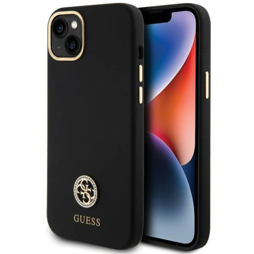 Kup Case Guess GUHCP15M4DGPK Apple iPhone 15 Plus / 14 Plus Hartschale Silikon Logo Strass 4G schwarz/black - GUE2983 - {ean13} - Sklep Home Screen