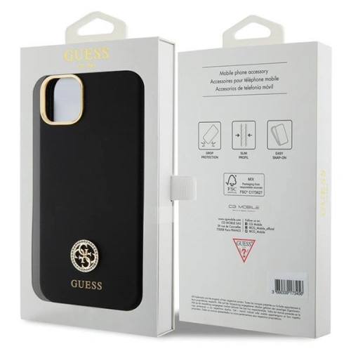 Kup Case Guess GUHCP15M4DGPK Apple iPhone 15 Plus / 14 Plus Hartschale Silikon Logo Strass 4G schwarz/black - GUE2983 - {ean13} - Sklep Home Screen