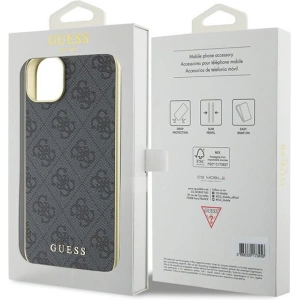 Kup Guess Apple Husă GUHCP15MGF4GGR iPhone 15 Plus / 14 Plus husă 4G Charms Collection gri/gri - GUE2984 - {ean13} - Sklep Home Screen