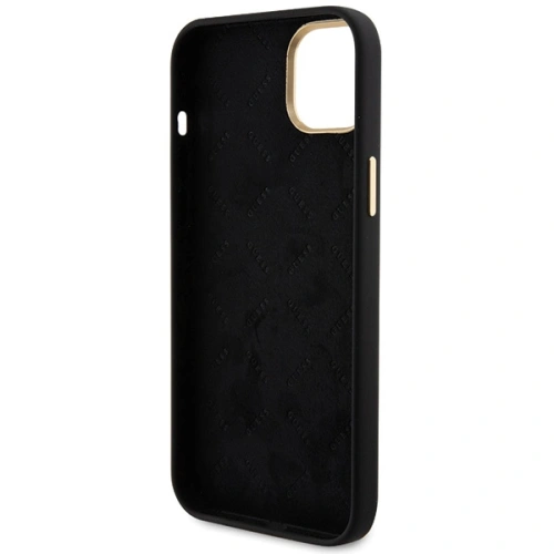 Kup Etui Guess GUHCP15SM4DGPK Apple iPhone 15 hardcase Silicone Logo Strass 4G černý/black - GUE2985 - {ean13} - Sklep Home Screen