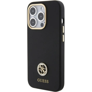 Kup Etui Guess GUHCP15XM4DGPK Apple iPhone 15 Pro Max hardcase Silicone Logo Strass 4G czarny/black - GUE2986 - {ean13} - Sklep Home Screen