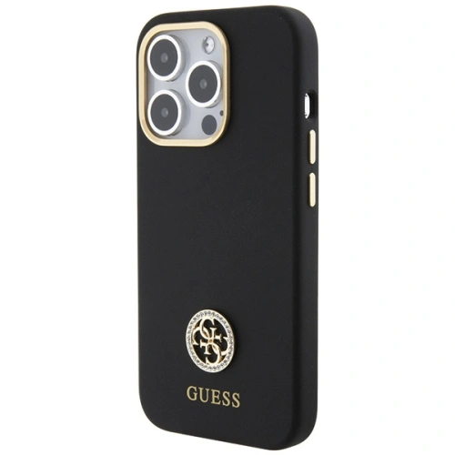 Kup Etui Guess GUHCP15XM4DGPK Apple iPhone 15 Pro Max hardcase silikonové logo strass 4G černá/black - GUE2986 - {ean13} - Sklep Home Screen