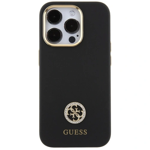 Kup Guess Apple Carcasă GUHCP15XM4DGPK iPhone 15 Pro Max hardcase Silicone Logo Strass 4G negru/negru - GUE2986 - {ean13} - Sklep Home Screen
