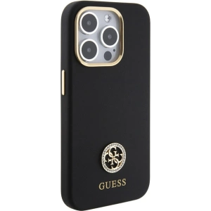 Kup Etui Guess GUHCP15XM4DGPK Apple iPhone 15 Pro Max hardcase Silicone Logo Strass 4G czarny/black - GUE2986 - {ean13} - Sklep Home Screen