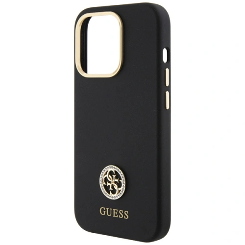 Kup Etui Guess GUHCP15XM4DGPK Apple iPhone 15 Pro Max hardcase silikonové logo strass 4G černá/black - GUE2986 - {ean13} - Sklep Home Screen