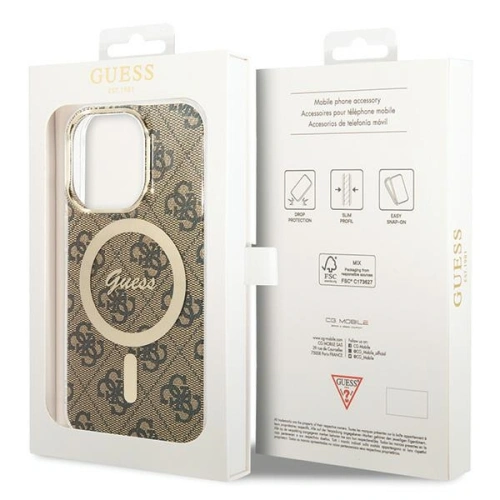 Kup Etui Guess GUHMP15LH4STW Apple iPhone 15 Pro hardcase IML 4G MagSafe hnědý/brown - GUE2987 - {ean13} - Sklep Home Screen