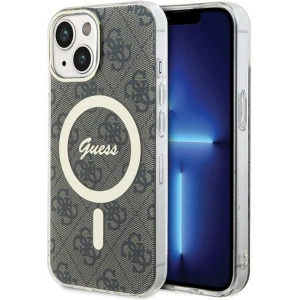 Kup Etui Guess GUHMP15MH4STW Apple iPhone 15 Plus / 14 Plus hardcase IML 4G MagSafe brązowy/brown - GUE2989 - {ean13} - Sklep Home Screen