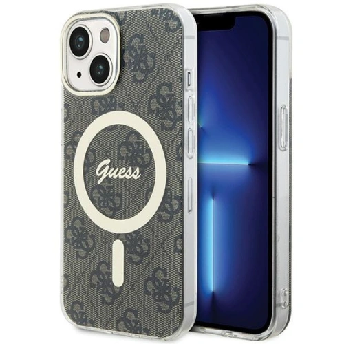 Kup Guess Apple Husă GUHMP15MH4STW iPhone 15 Plus / 14 Plus IML 4G MagSafe maro/maro - GUE2989 - {ean13} - Sklep Home Screen