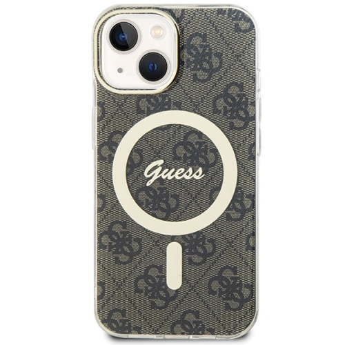 Kup Guess Apple Husă GUHMP15MH4STW iPhone 15 Plus / 14 Plus IML 4G MagSafe maro/maro - GUE2989 - {ean13} - Sklep Home Screen