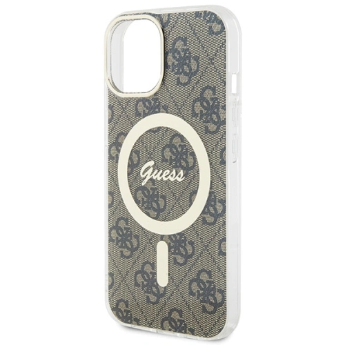 Kup Guess Apple Husă GUHMP15MH4STW iPhone 15 Plus / 14 Plus IML 4G MagSafe maro/maro - GUE2989 - {ean13} - Sklep Home Screen