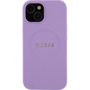 Kup Etui Guess GUHMP15MPSAHMCU Apple iPhone 15 Plus / 14 Plus hardcase Saffiano MagSafe fioletowy/purple - GUE2990 - {ean13} - Sklep Home Screen