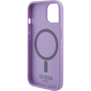 Kup Etui Guess GUHMP15MPSAHMCU Apple iPhone 15 Plus / 14 Plus hardcase Saffiano MagSafe fioletowy/purple - GUE2990 - {ean13} - Sklep Home Screen