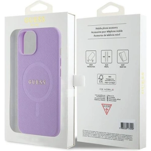 Kup Etui Guess GUHMP15MPSAHMCU Apple iPhone 15 Plus / 14 Plus hardcase Saffiano MagSafe fioletowy/purple - GUE2990 - {ean13} - Sklep Home Screen