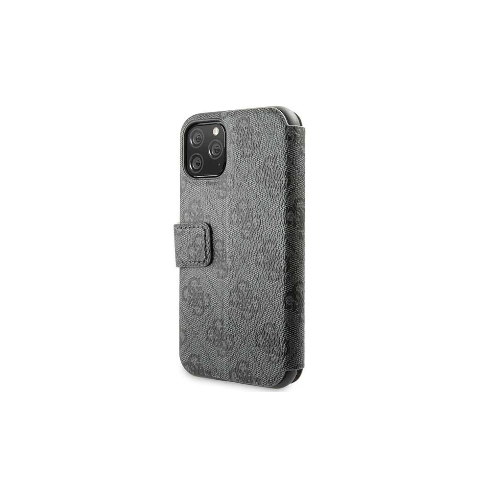 Etui Guess GUFLBKSN584GG Apple iPhone 11 Pro szary/grey book 4G