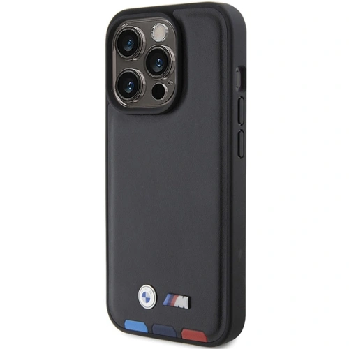 Kup Etui BMW BMHCP15L22PTDK Apple iPhone 15 Pro kožené razítko Tricolor černá/black - BMW518 - {ean13} - Sklep Home Screen