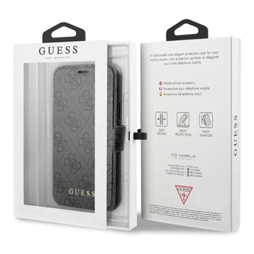 Kup Etui Guess GUFLBKSN584GG Apple iPhone 11 Pro szürke/grey könyv 4G - GUE036GRY - {ean13} - Sklep Home Screen