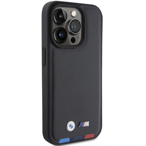 Kup Etui BMW BMHCP15L22PTDK Apple iPhone 15 Pro kožené razítko Tricolor černá/black - BMW518 - {ean13} - Sklep Home Screen