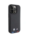 Kup Case BMW BMHCP15L22PTDK Apple iPhone 15 Pro Lederstempel Tricolor schwarz/black - BMW518 - {ean13} - Sklep Home Screen