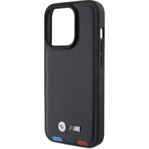 Etui BMW BMHCP15L22PTDK Apple iPhone 15 Pro Leather Stamp Tricolor czarny/black