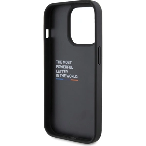 Etui BMW BMHCP15L22PTDK Apple iPhone 15 Pro Leather Stamp Tricolor czarny/black