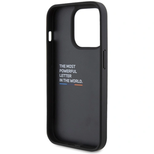 Kup Case BMW BMHCP15L22PTDK Apple iPhone 15 Pro Lederstempel Tricolor schwarz/black - BMW518 - {ean13} - Sklep Home Screen