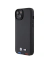 Kup BMW Apple Husă BMHCP15M22PTDK iPhone 15 Plus / 14 Plus Ștampilă din piele Tricolor negru/negru - BMW519 - {ean13} - Sklep Home Screen