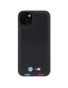 Kup BMW Apple Husă BMHCP15M22PTDK iPhone 15 Plus / 14 Plus Ștampilă din piele Tricolor negru/negru - BMW519 - {ean13} - Sklep Home Screen