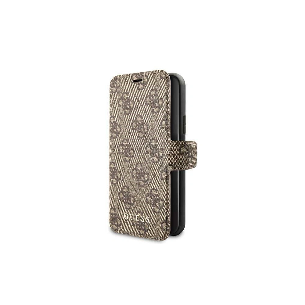 Etui Guess GUFLBKSN614GB Apple iPhone 11 brown/brązowy book 4G