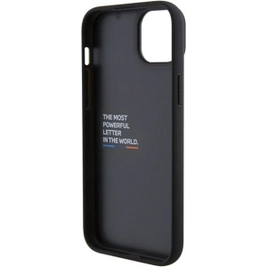 Kup BMW Apple Husă BMHCP15M22PTDK iPhone 15 Plus / 14 Plus Ștampilă din piele Tricolor negru/negru - BMW519 - {ean13} - Sklep Home Screen