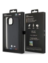 Kup BMW Apple Husă BMHCP15M22PTDK iPhone 15 Plus / 14 Plus Ștampilă din piele Tricolor negru/negru - BMW519 - {ean13} - Sklep Home Screen