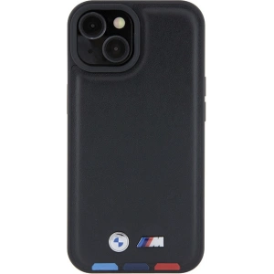 Etui BMW BMHCP15S22PTDK Apple iPhone 15 Leather Stamp Tricolor czarny/black