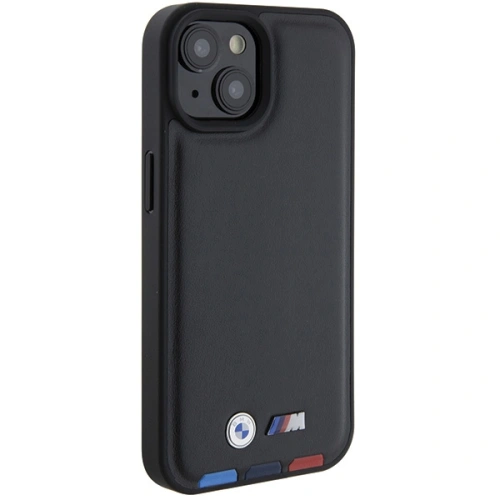 Kup Etui BMW BMHCP15S22PTDK Apple iPhone 15 Leather Stamp Tricolor černá/black - BMW520 - {ean13} - Sklep Home Screen