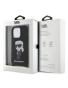 Kup Etui Karl Lagerfeld KLHCP15LSCBSKNK Apple iPhone 15 Pro hardcase Crossbody Silicone Ikonik černý/black - KLD1737 - {ean13} - Sklep Home Screen