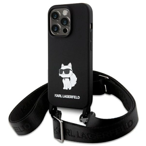 Kup Etui Karl Lagerfeld KLHCP15XSCBSCNK Apple iPhone 15 Pro Max hardcase Crossbody Silicone Choupette černý/black - KLD1740 - {ean13} - Sklep Home Screen