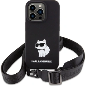 Kup Etui Karl Lagerfeld KLHCP15XSCBSCNK Apple iPhone 15 Pro Max hardcase Crossbody Silicone Choupette czarny/black - KLD1740 - {ean13} - Sklep Home Screen