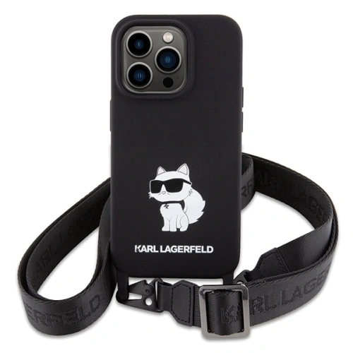 Kup Etui Karl Lagerfeld KLHCP15XSCBSCNK Apple iPhone 15 Pro Max hardcase Crossbody Silicone Choupette černý/black - KLD1740 - {ean13} - Sklep Home Screen