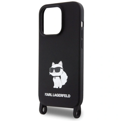 Kup Etui Karl Lagerfeld KLHCP15XSCBSCNK Apple iPhone 15 Pro Max hardcase Crossbody Silicone Choupette černý/black - KLD1740 - {ean13} - Sklep Home Screen