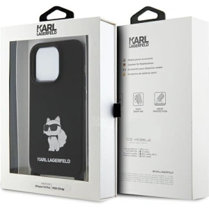 Buy Karl Lagerfeld KLHCP15XSCBSCNK Apple iPhone 15 Pro Max hardcase Crossbody Silicone Choupette black - KLD1740 - {ean13} - Home Screen Store Europe