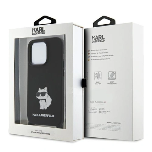 Kup Etui Karl Lagerfeld KLHCP15XSCBSCNK Apple iPhone 15 Pro Max hardcase Crossbody Silicone Choupette černý/black - KLD1740 - {ean13} - Sklep Home Screen