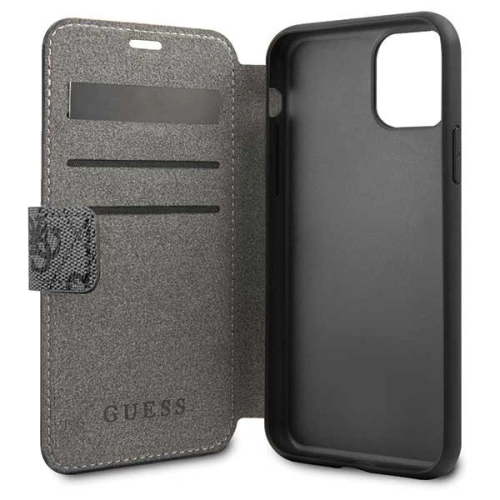 Kup Etui Guess GUFLBKSN614GG Apple iPhone 11 szary/grey book 4G - GUE038GRY - {ean13} - Sklep Home Screen