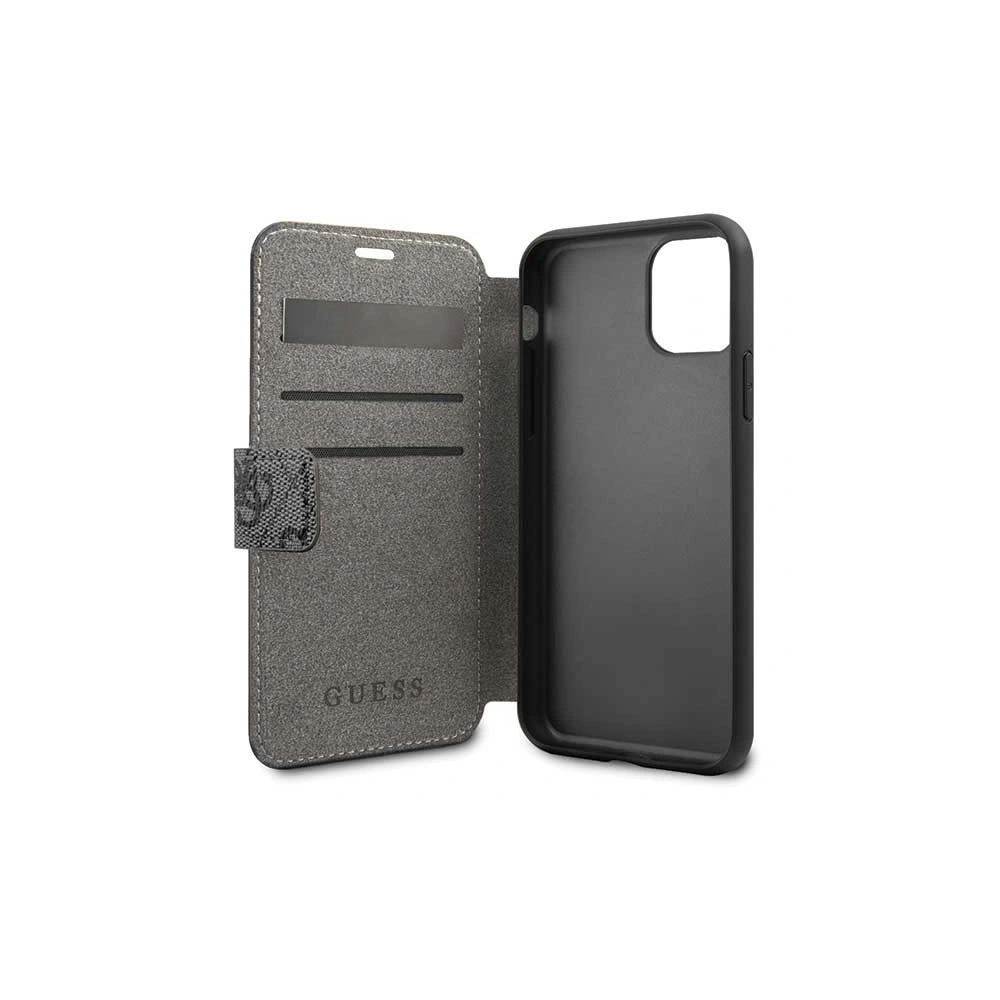 Etui Guess GUFLBKSN614GG Apple iPhone 11 szary/grey book 4G