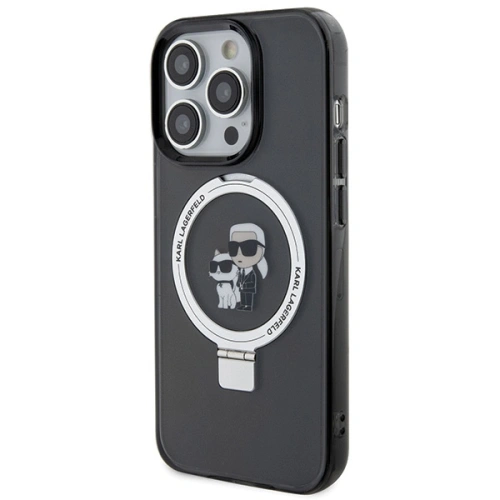Kup Etui Karl Lagerfeld KLHMP15LHMRSKCK Apple iPhone 15 Pro hardcase Ring Stand Karl&Choupettte MagSafe czarny/black - KLD1742 - {ean13} - Sklep Home Screen