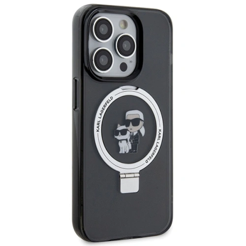 Kup Etui Karl Lagerfeld KLHMP15LHMRSKCK Apple iPhone 15 Pro hardcase Ring Stand Karl&Choupettte MagSafe czarny/black - KLD1742 - {ean13} - Sklep Home Screen