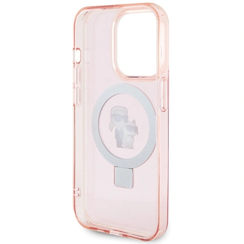 Kup Case Karl Lagerfeld KLHMP15LHMRSKCP Apple iPhone 15 Pro Hardcase Ring Stand Karl&Choupettte MagSafe rosa/pink - KLD1743 - {ean13} - Sklep Home Screen