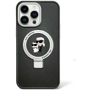 Kup Etui Karl Lagerfeld KLHMP15MHMRSKCK Apple iPhone 15 Plus / 14 Plus hardcase Ring Stand Karl&Choupettte MagSafe czarny/black - KLD1744 - {ean13} - Sklep Home Screen